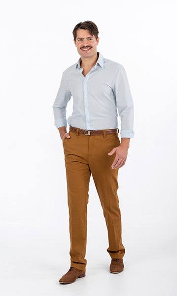 Bob Spears active waist casual pant - Mojave