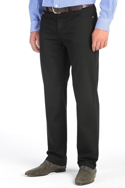 BOB SPEARS Tall leg, mechanical stretch 5 poc jean. All Season. - Licorice