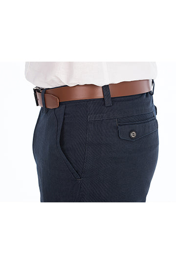 BOB SPEARS Euro Slim Fit Casual Pant. All Season. - French Blue