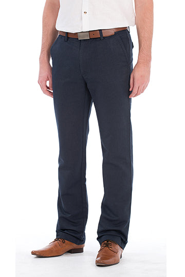 BOB SPEARS Euro Slim Fit Casual Pant. All Season. - French Blue