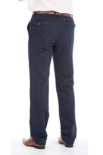 BOB SPEARS Euro Slim Fit Casual Pant. All Season. - French Blue