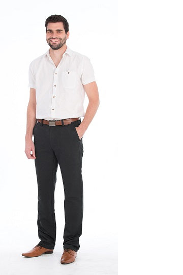BOB SPEARS Euro Slim Fit Casual Pant. All Season. - Jet Set