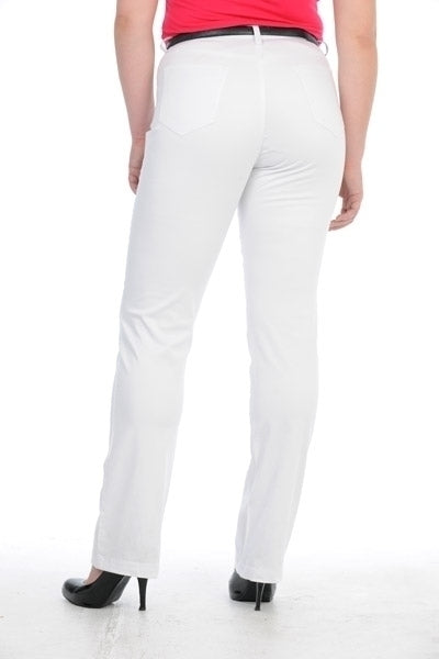 TUCSOK Tummy Trim Jeans. Lightweight. - White