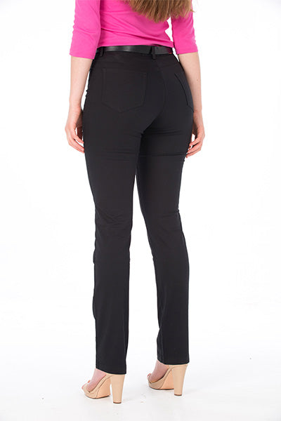 TUCSOK Tummy Trim Jeans. Lightweight. - Black