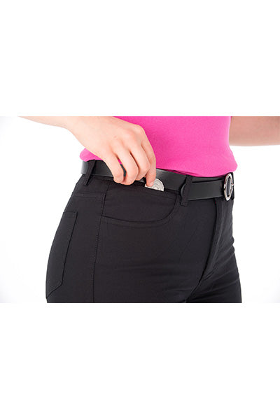 TUCSOK Tummy Trim Jeans. Lightweight. - Black
