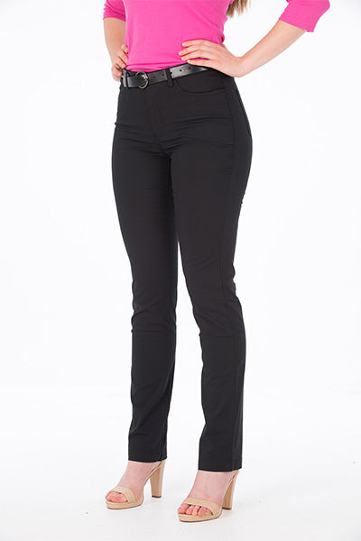 TUCSOK Tummy Trim Jeans. Lightweight. - Black