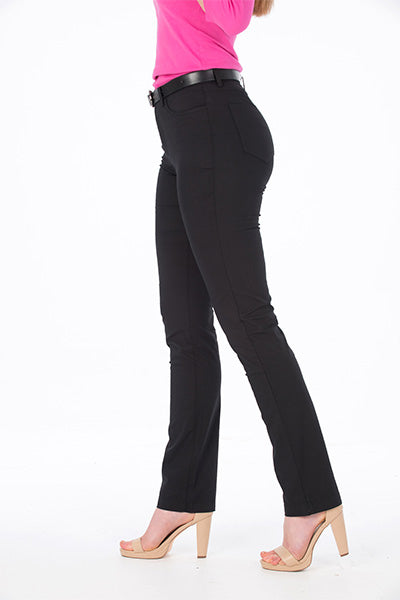 TUCSOK Tummy Trim Jeans. Lightweight. - Black