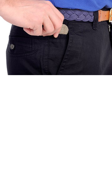 BOB SPEARS Walk Short. 23.5 cm in-leg - Navy
