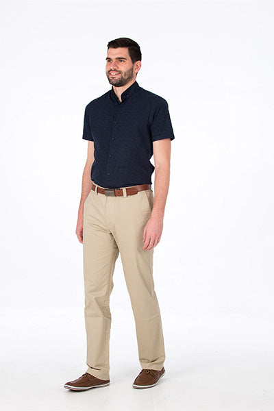 Bob Spears active waist casual pant - Stone
