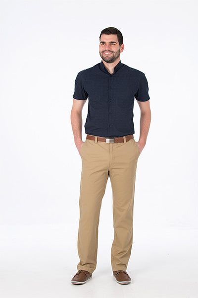Bob Spears active waist casual pant - Taupe