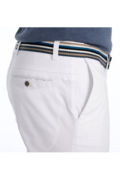 Bob Spears active waist casual pant - White