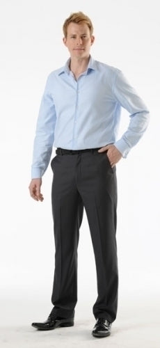 Bob Spears Narrow Leg Wool Blend Dress Pant. All Season. - Shadow (Charcoal)