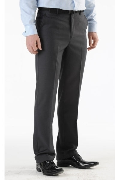 Bob Spears Narrow Leg Wool Blend Dress Pant. All Season. - Shadow (Charcoal)