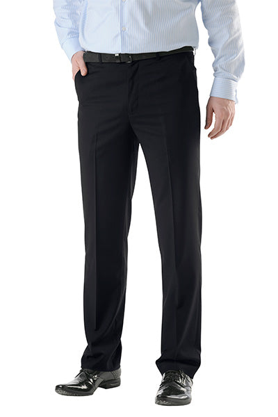 BOB SPEARS Narrow Leg Wool Blend Dress Pant. All Season. - Navy