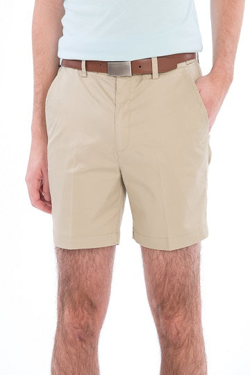 BOB SPEARS Active Waist, Tencile, Queenslander Short. Inleg 15. Lightweight. - Taupe