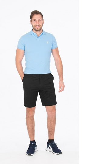 BOB SPEARS Active Waist Classic Walk Shorts, In Leg 23.5 - Black