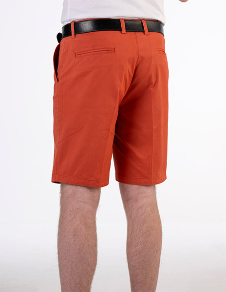 BOB SPEARS Active Waist Classic Walk Shorts, In Leg 23.5 - Terra