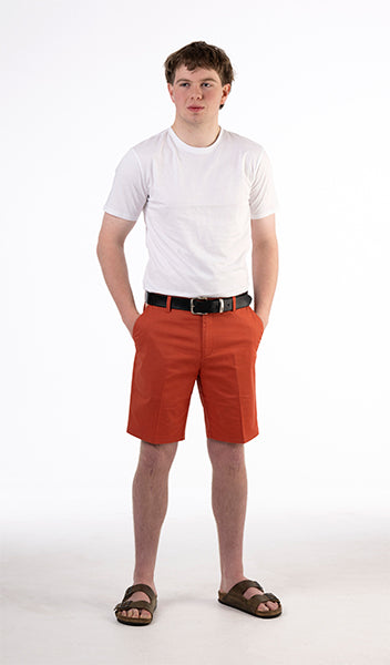 BOB SPEARS Active Waist Classic Walk Shorts, In Leg 23.5 - Terra