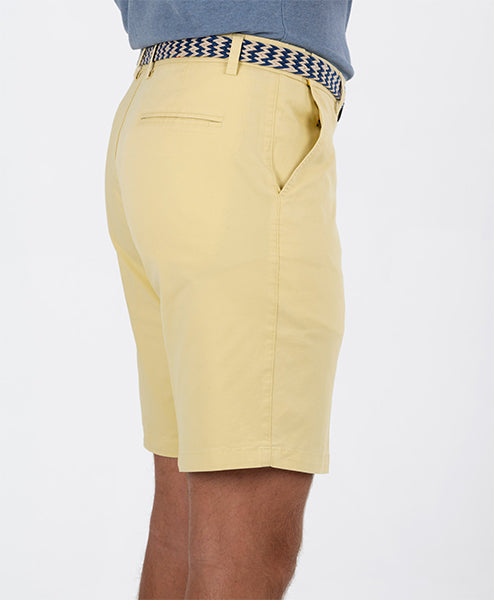 BOB SPEARS Active Waist Classic Walk Shorts, In Leg 23.5 - Lemon