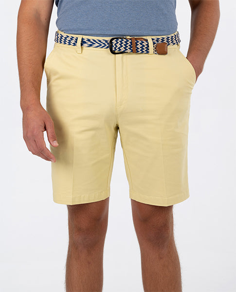 BOB SPEARS Active Waist Classic Walk Shorts, In Leg 23.5 - Lemon