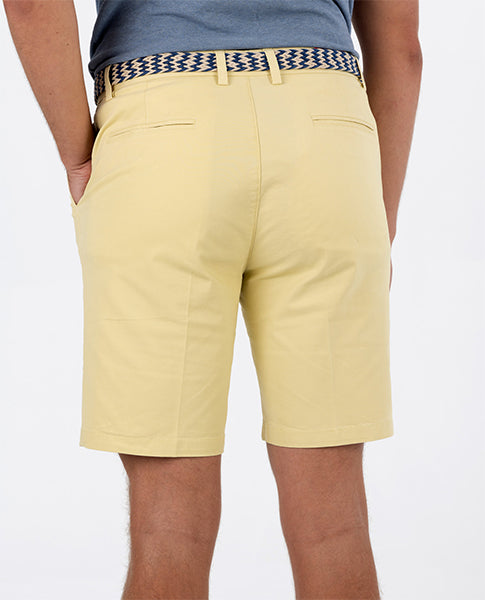 BOB SPEARS Active Waist Classic Walk Shorts, In Leg 23.5 - Lemon