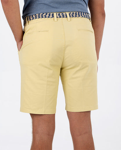 BOB SPEARS Active Waist Classic Walk Shorts, In Leg 23.5 - Lemon