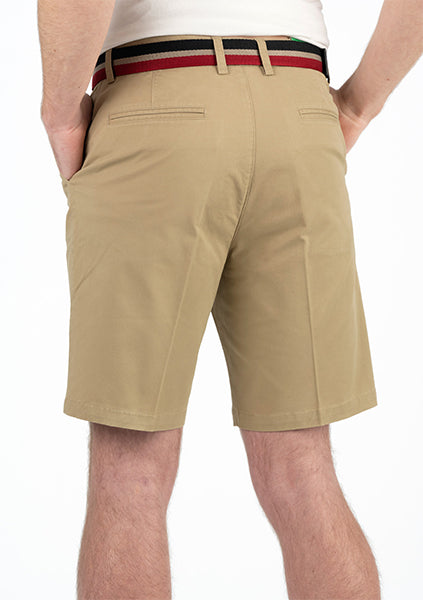 BOB SPEARS Active Waist Classic Walk Shorts, In Leg 23.5 - Taupe