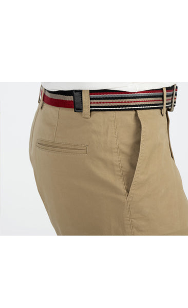 BOB SPEARS Active Waist Classic Walk Shorts, In Leg 23.5 - Taupe