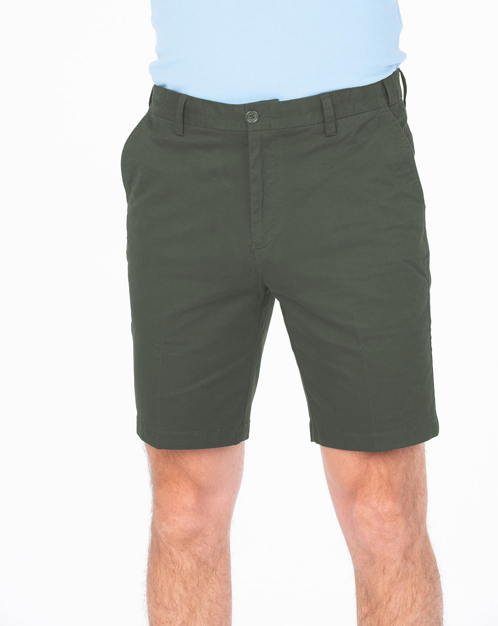 BOB SPEARS Active Waist Classic Walk Shorts, In Leg 23.5 - Olive
