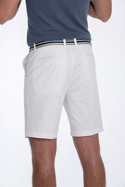 BOB SPEARS Active Waist Classic Walk Shorts, In Leg 23.5 - White
